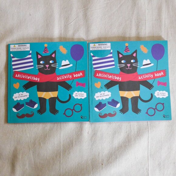 NWT Set of 2 Flying Tiger Sticker Book Animals - Picture 2 of 13